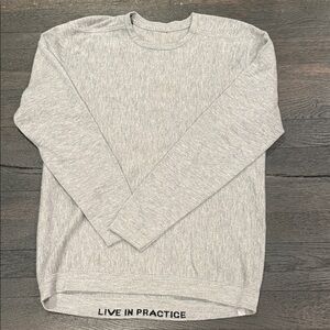 Lululemon Athletica Light Gray Crewneck Sweater